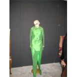 Lime green 1960's trouser suit size 12