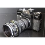 Zenit Em Olympic camera no. 78137647 with Helios 44mm lens 2 / 58 no. 7833114 "made in USSR" ,