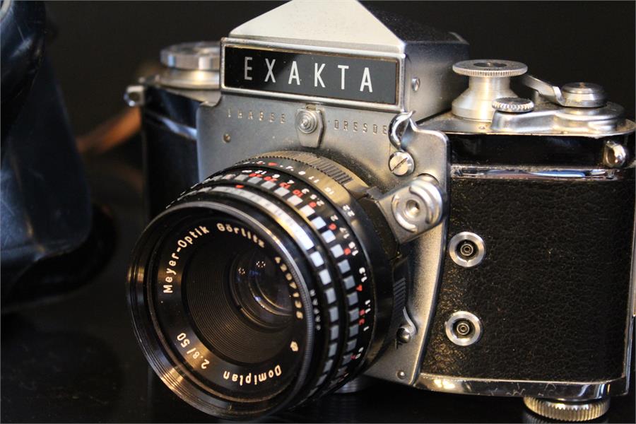 Exakta Jhagee Dresden vintage camera no. VXIIa - 943857 with domiplan meyer - optic Gorlitz f2.8 - Image 2 of 5