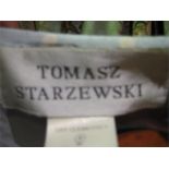 Tomaz Starwestzski spotted silk suit 1980s