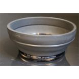Hoya Rubber lens hood with 77mm polarising PSL-AICO lens