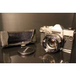 Vintage Prinzflex Super Ttl film camera no.703145 , with a super reflecta f1.4 55mm lens no. 702589