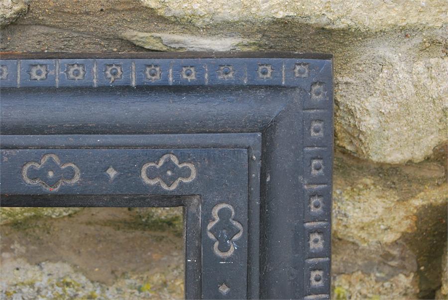 Hearth surround - cast metal. - Image 2 of 2