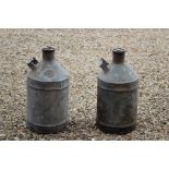 Two ep & co vintage canisters - previously used for fuel