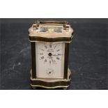 20th century Brass Carriage Clock - 'L'Epee Fondée en 1839 on face.