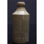 J.Harvey - Stamford stoneware ginger beer bottle. of local interest - late 19th century.