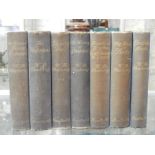 William Makepiece Thackeray books 1903 many illustrations - 7 books in total - Macmillan and Co. (