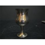 Pewter goblet