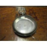 a silver pocket watch case