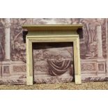 Early 19th century George III / Regency painted pine fire surround chimney piece. condition