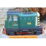 5" inch gauge battery operated 12V kit train - steel painted shunting engine in box with alloy