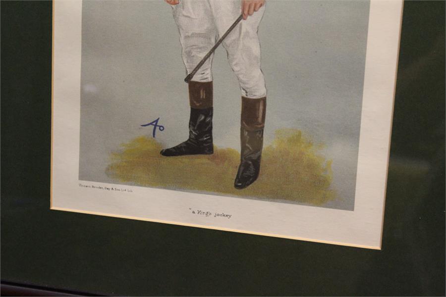 Horseracing - Two jockey Chromolithographs / prints A Vanity Fair - "A Kings Jockey" After - "AO" ( - Image 26 of 30