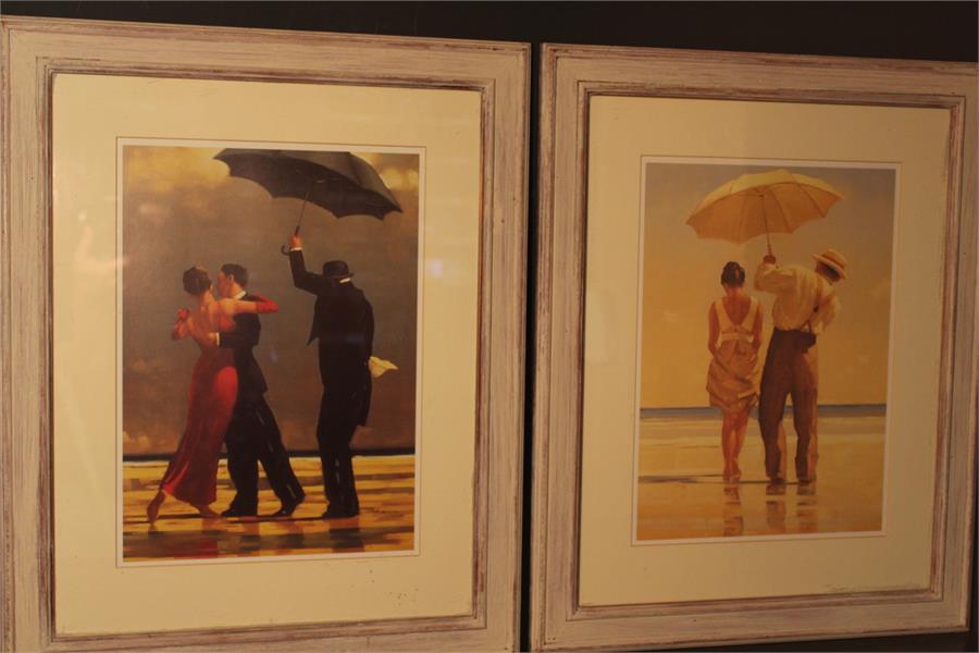 Two prints after Jack Vettriano . frame size is 53 cm high by 43 cm wide print 33.5 cm high by - Image 4 of 17