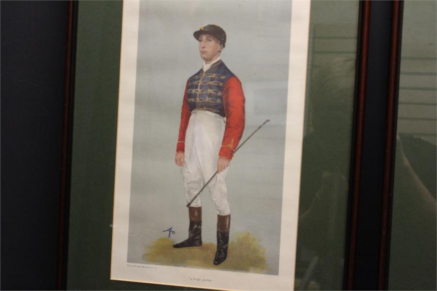 Horseracing - Two jockey Chromolithographs / prints A Vanity Fair - "A Kings Jockey" After - "AO" ( - Image 2 of 30