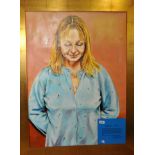 OIL ON CANVAS - LISA GODDARD BY TOI PELOSI 27.5" X 37.