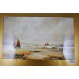 SEASCAPE SIGNED H FERGUSON 19.75" X 11.