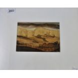 ABSTRACT LANDSCAPE ETCHING BRIAN BANKS 7" X 5"