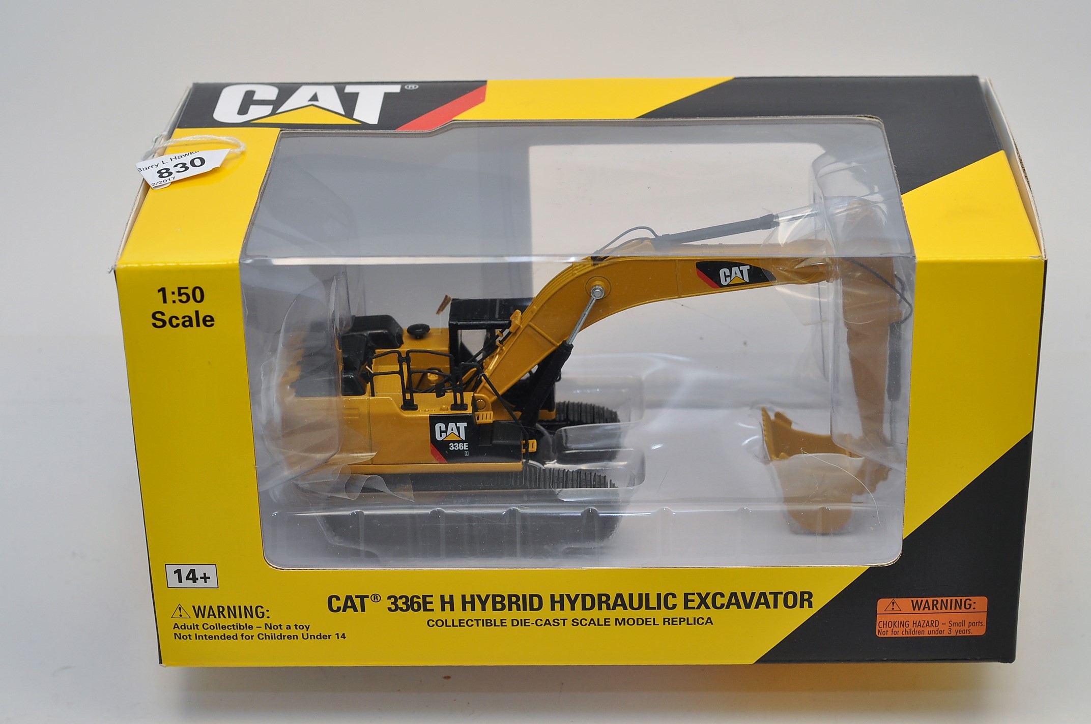 CAT 1:50 SCALE 336E HYBRID HYDRAULIC EXCAVATOR WITH BOX (VGC)