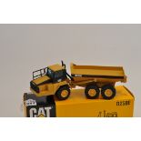 NZG MODELS 1:50 SCALE CAT D250E ARTICULATED TRUCK WITH BOX (VGC)