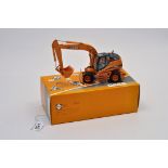 CONRAD 1:50 SCALE CASE WX 185 WHEELED EXCAVATOR WITH BOX