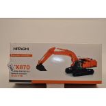 WSI MODELS 1:50 SCALE HITACHI ZX870 HYDRAULIC EXCAVATOR WITH CERTIFICATE WITH BOX (VGC)