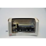 NZG 1:50 SCALE MERCEDES BENZ ACTROS 4- ACHS HALFPIPE-KIPPER BARNREUTHER WITH BOX