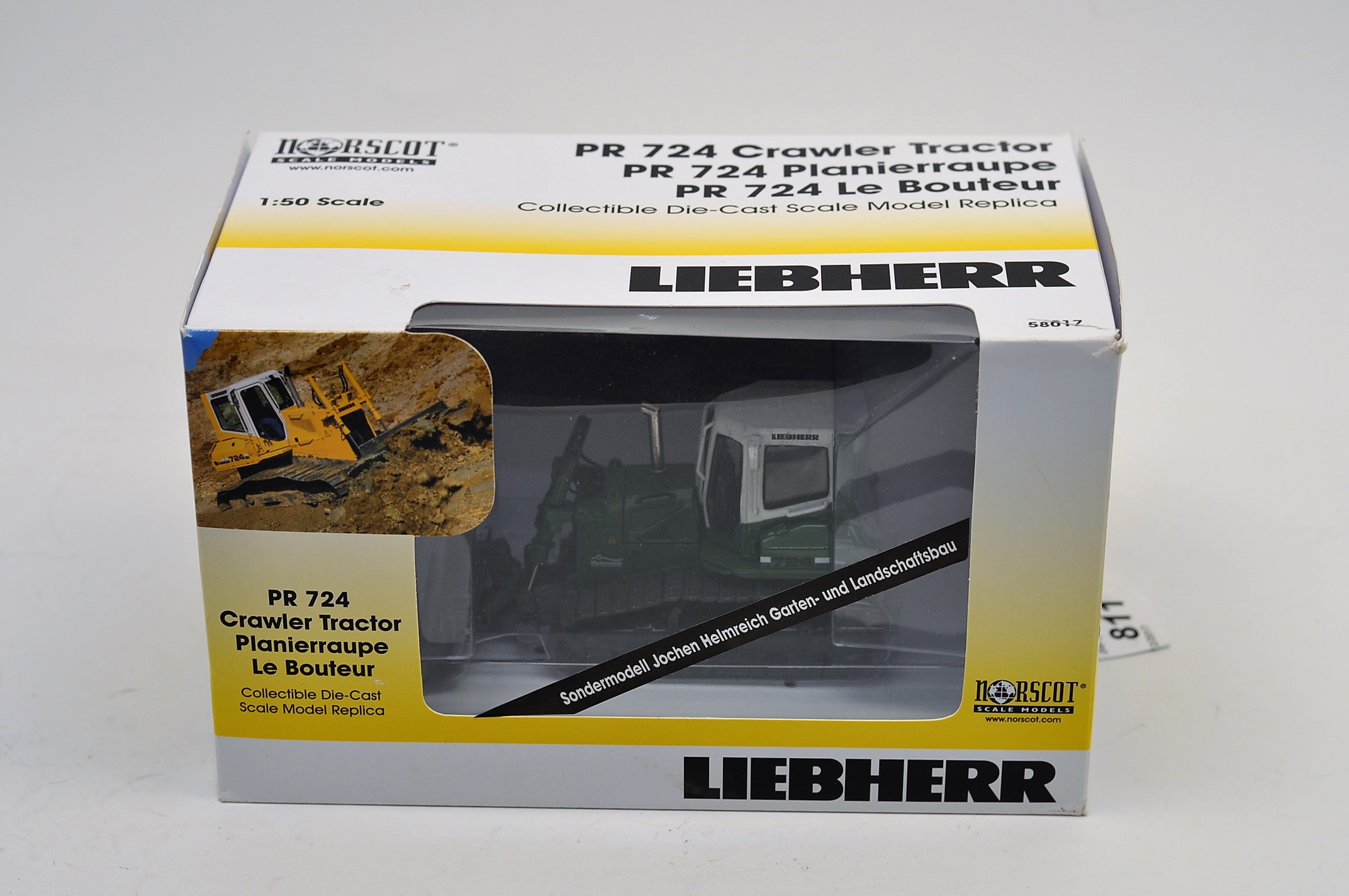 LIEBHERR 1:50 SCALE PR 724 CRAWLER TRACTOR NORSCOT SALE MODELS WITH BOX