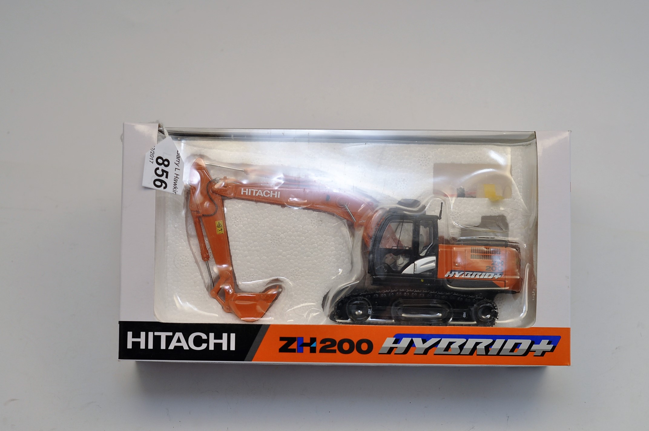 HITACHI 1:50 SCALE ZH 200 HYBRID EXCAVATOR REPLICARS CORPORATION WITH BOX (VGC)