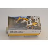 NZG MODELS 1:50 SCALE LIEBHERR A 309 LITRONIC HYDRAULIC EXCAVATOR WITH BOX (GC)