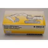 CONRAD 1:50 SCALE LIEBHERR R984C HYDRAULIC EXCAVATOR WITH BOX (VGC)