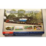 CONRAD 1:50 SCALE NOOTEBOOM EURO LOWBED TRAILER WITH STEERING AXLES INCLUDING TRACTOR WITH BOX