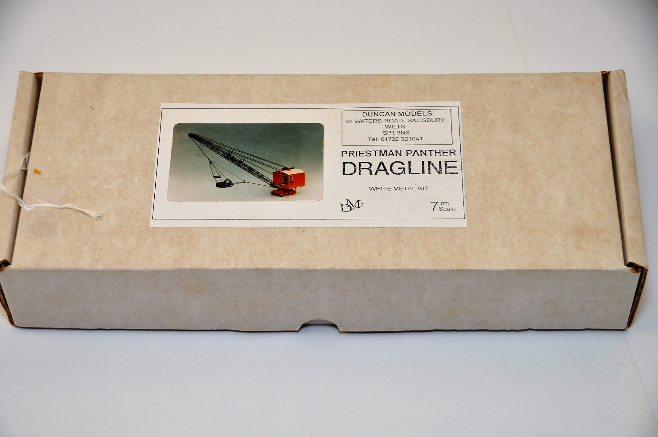 DUNCAN MODELS PRIESTMAN PANTHER DRAGLINE WHITE METAL KIT WITH BOX (NMC)