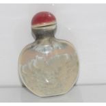 Vintage Chinese ceramic snuff bottle 6cm high approx.
