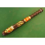 Police constable truncheon for parades, C1900, in excellent condition, 38cm long approx