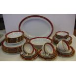 Noritake dinner service for 6 Goldmere pattern