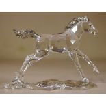 Swarovski Crystal SCS horse #5004729, with original box, 10cm long approx.