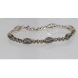 Silver marcasite bracelet