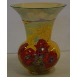 Large Royal Doulton "poppies in cornfield " vase H19cm approx