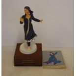 Royal Doulton 'Kurdish Dancer' figurine limited edition 350/750, 21cm high (measurement does not