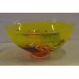 Signed Kosta Boda Bertil Vallien bowl 25cm diameter