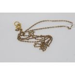 9ct yellow gold chain total weight: approx 6.5 grams