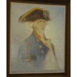Max Gosewinckel (1921 - ) "Captain Arthur Phillip" oil on board, signed lower right, 60 by 49cm.