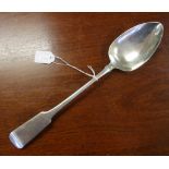 Antique Irish silver basting spoon hallmarked Dublin 1810m maker JP John Power, 117g approx., 31cm