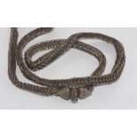 Good oriental silver (900) articulated belt weight: approx 130 grams