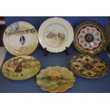 Six assorted Royal Doulton cabinet plates