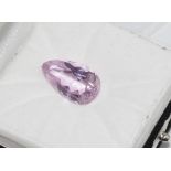 Unset pink kunzite (approx 16ct)