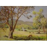 John Salvana (1873-1956) "Rural Landscape" oil on board, signed and dated lower right, 29 x 39 cm