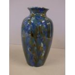 Australian Mashman pottery vase 23cm high approx.