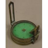 Vintage brass compass dial reads W. MacDonnell & Co. Sydney