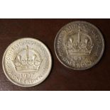 Two Australian George VI 1937 Crowns